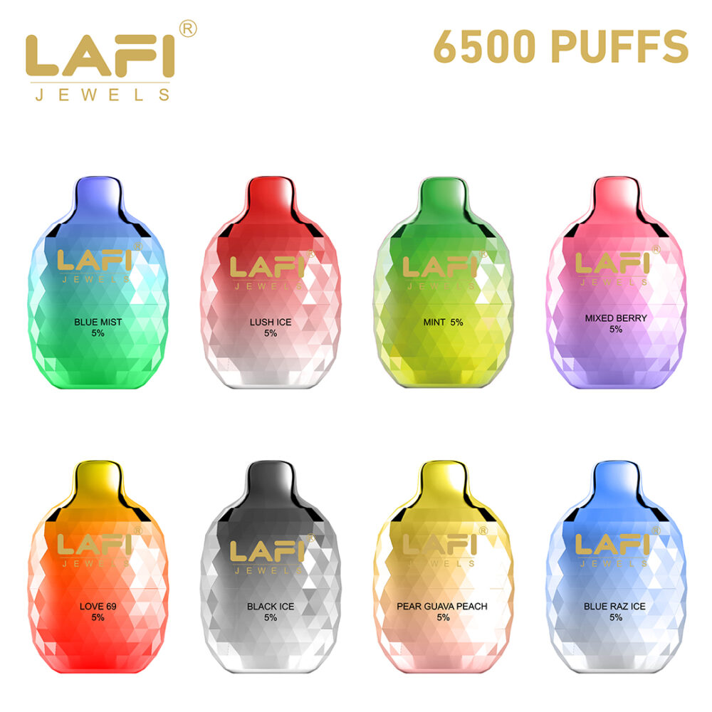 LAFI Jewel 6500 Puffs 13ml E-liquid 5% Unique Crystal Diamond E-cigaretts